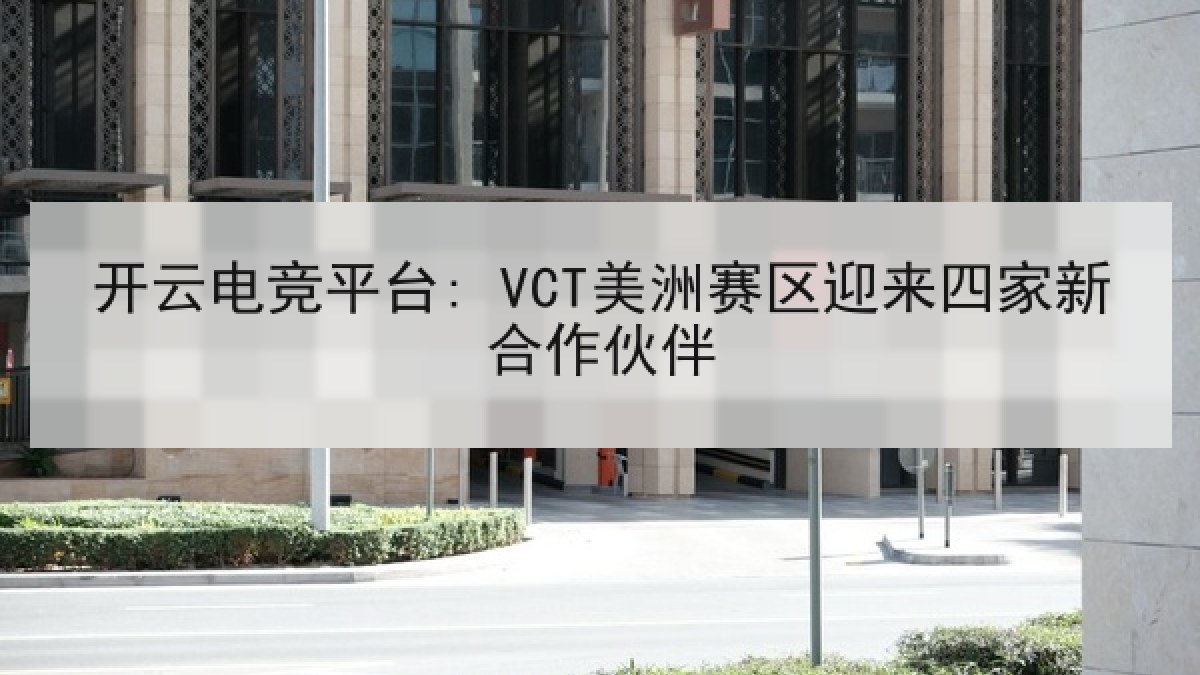 开云电竞平台: VCT美洲赛区迎来四家新合作伙伴
